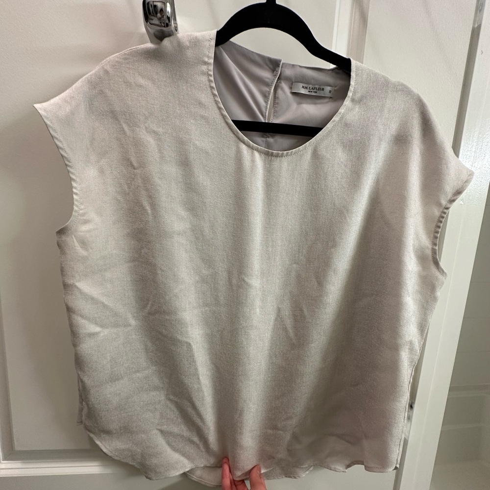 mm lafleur cap sleeve blouse size Xs